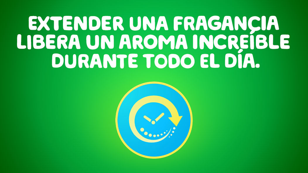 Extiende un aroma libera un aroma increíble durante todo el día