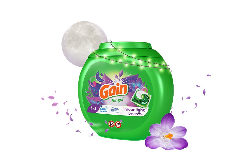 Gain Moonlight Breeze scent Laundry Products