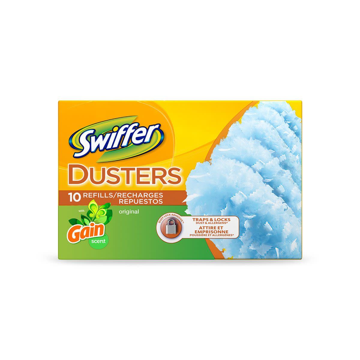 Pañitos de repuesto Swiffer Duster con Gain