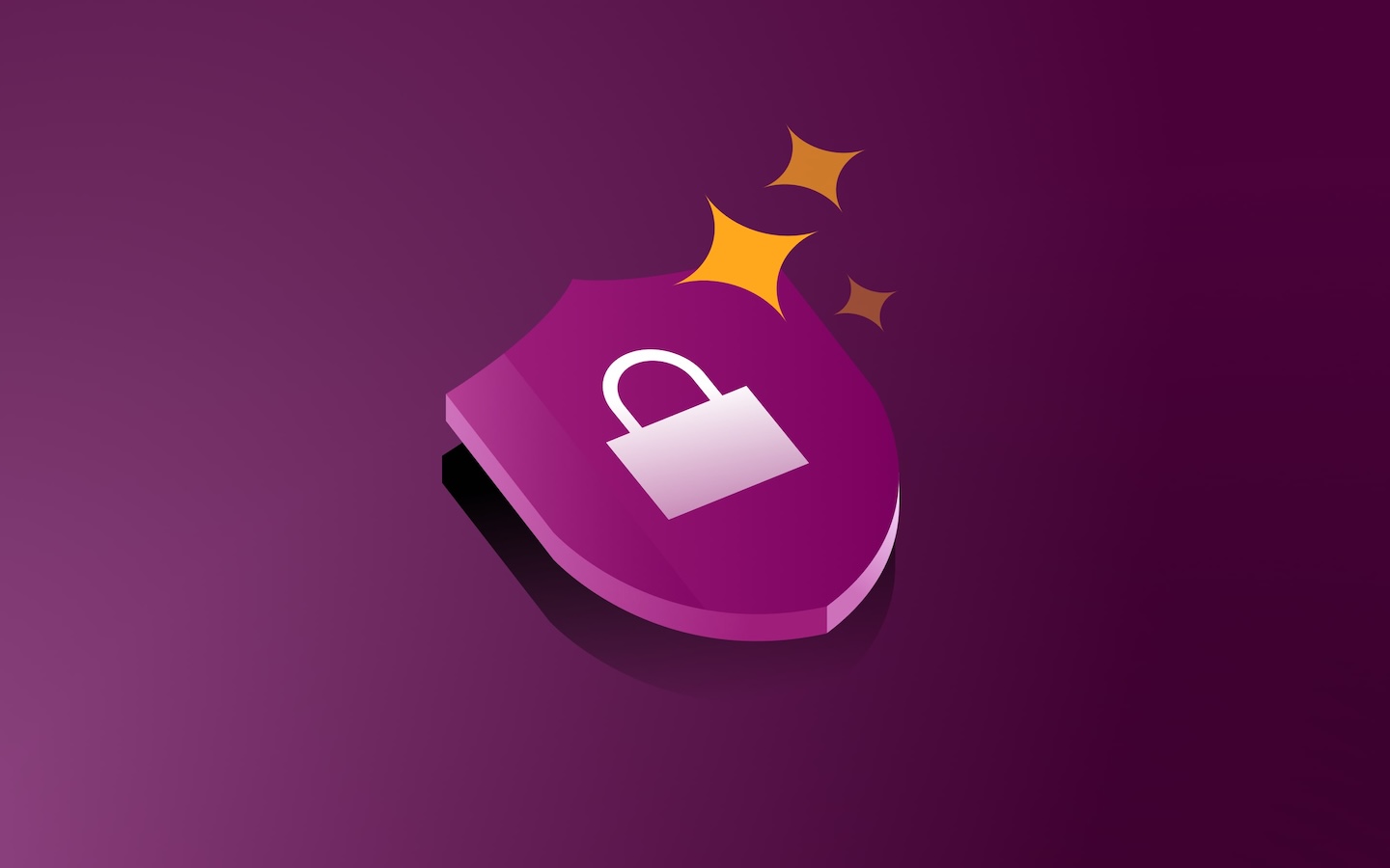 Graphic illustration of a shield