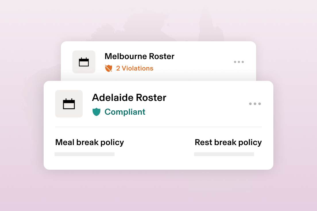 3:2 - Compliance, Meal Break Policy, with map, berry