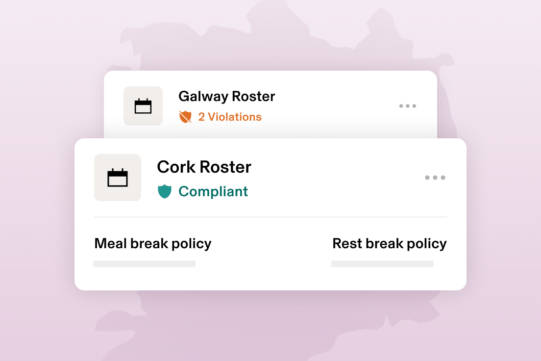 3:2 - Compliance, Meal Break Policy, with map, berry