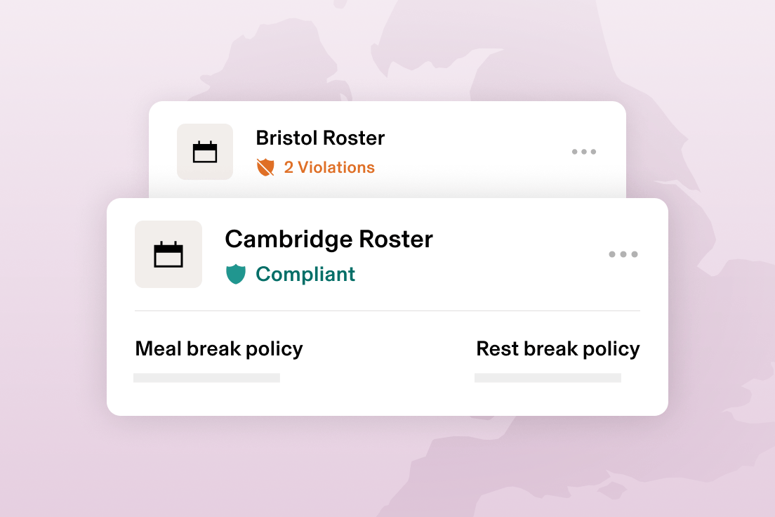 3:2 - Compliance, Meal Break Policy, with map, berry