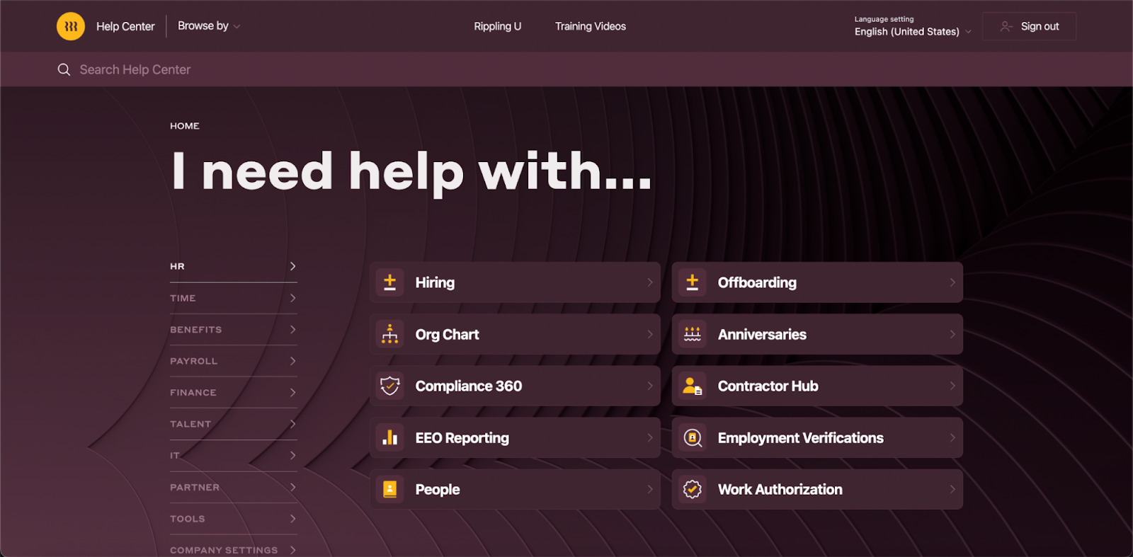 Rippling Product Screenshot I Need Help With