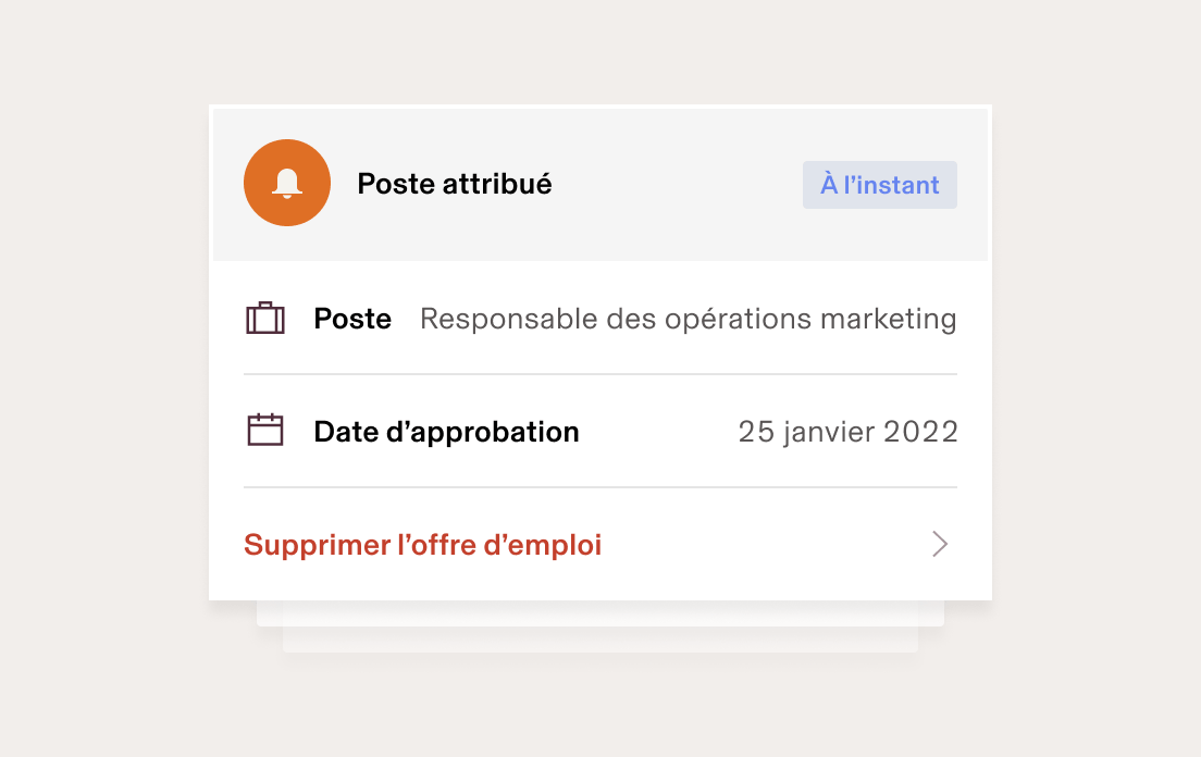 Planification de l’effectif Recrutement 2 postes pourvus en