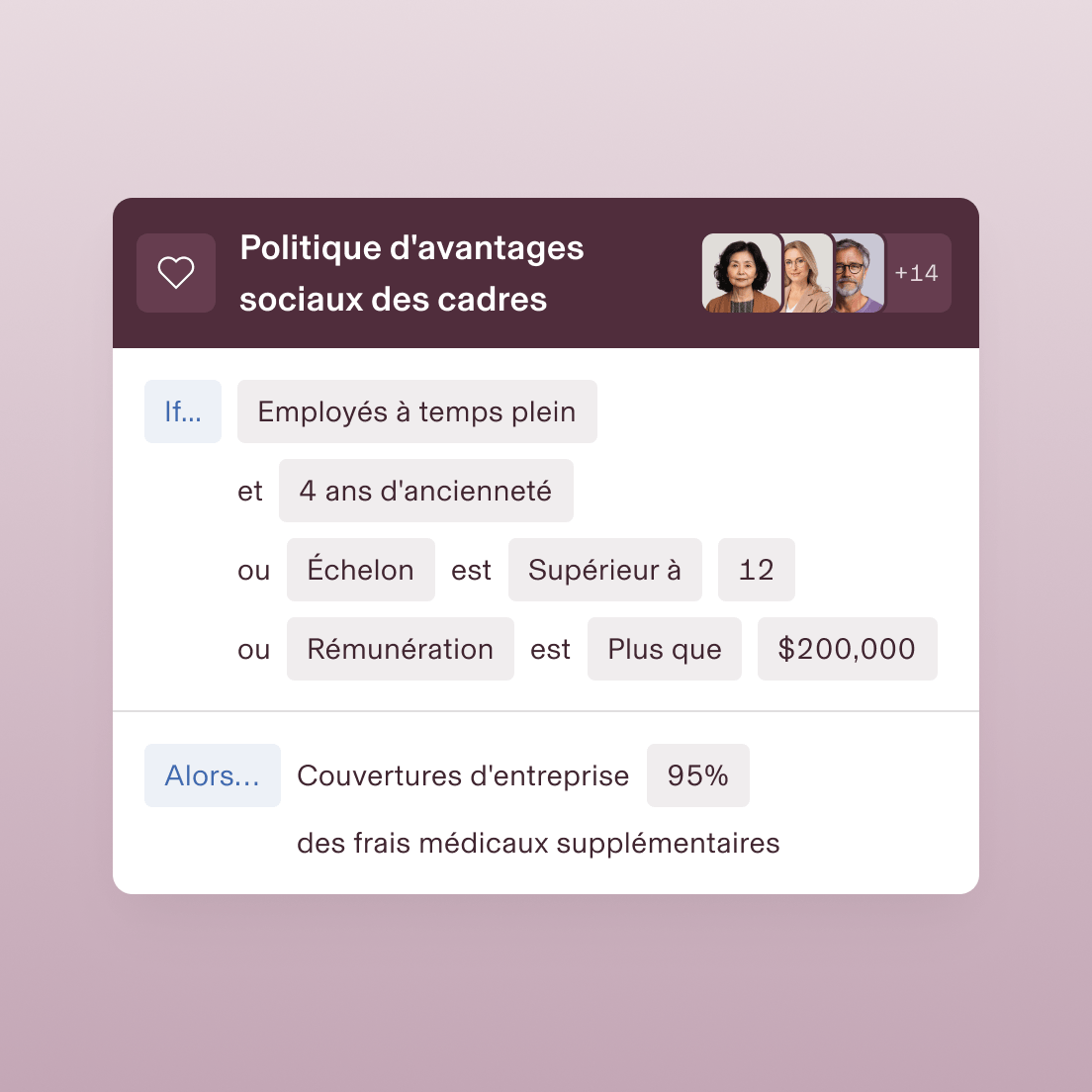 Flux de travail des politiques : création de politiques – RH – Avantages sociaux des dirigeants enUS