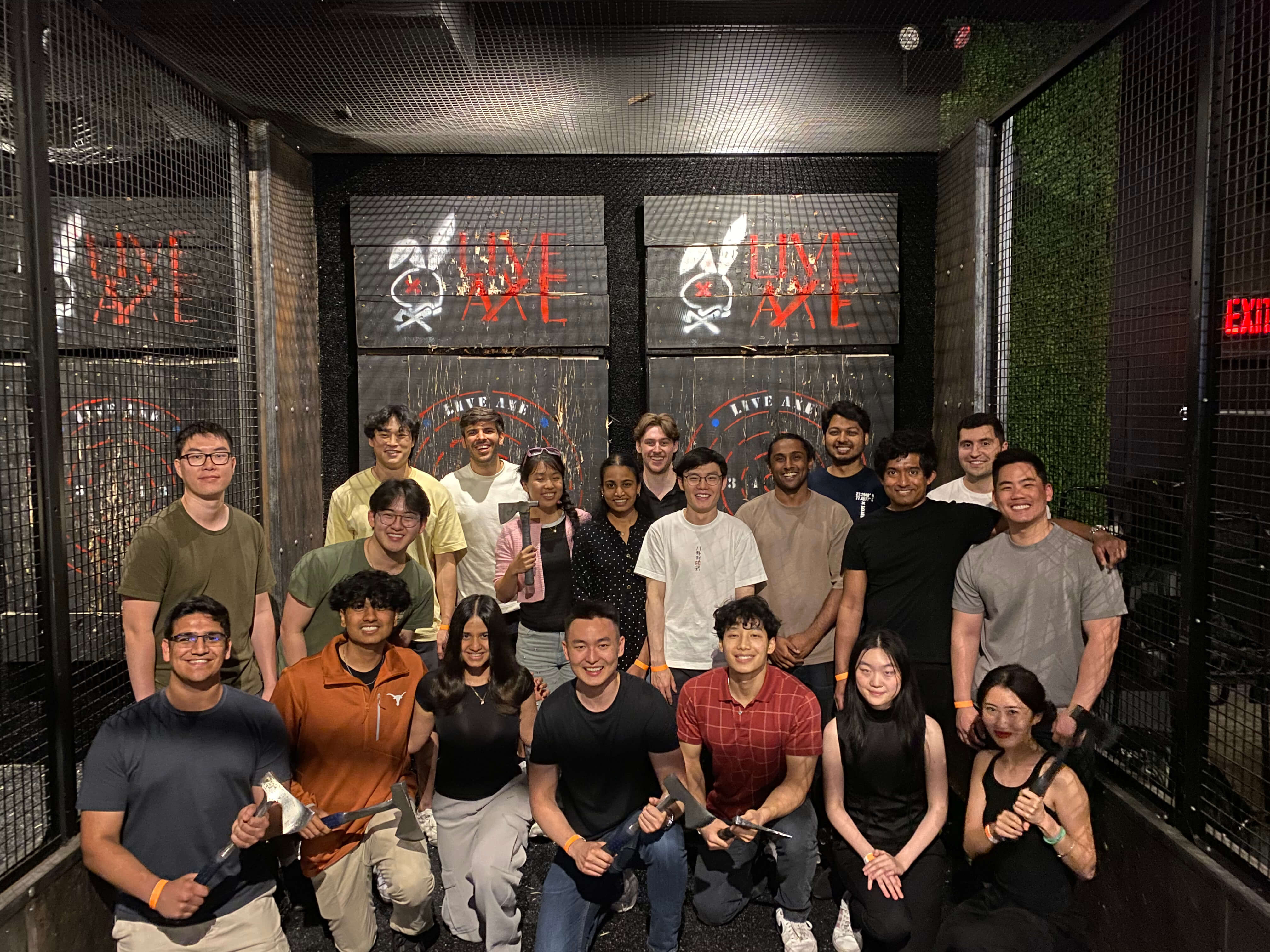 A group of Rippling's interns posing for a group photo.