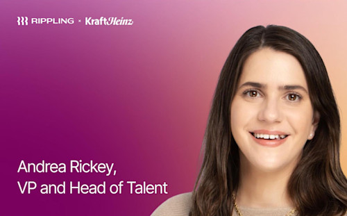 Headshot of Andrea Rickey, VP and Head of Talent at Kraft Heinz.