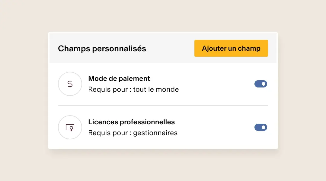 Secteurs d’activité : Rapports personnalisés (anciennes pages) enUS