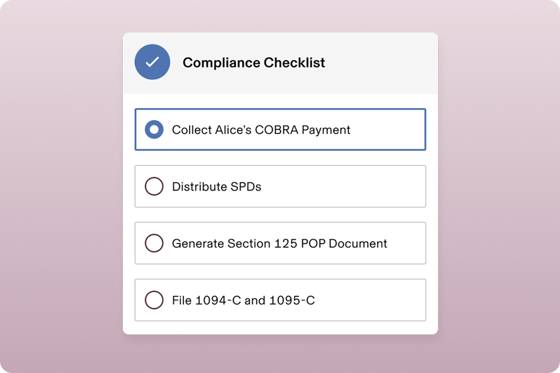 A screenshot of a compliance checklist in Rippling