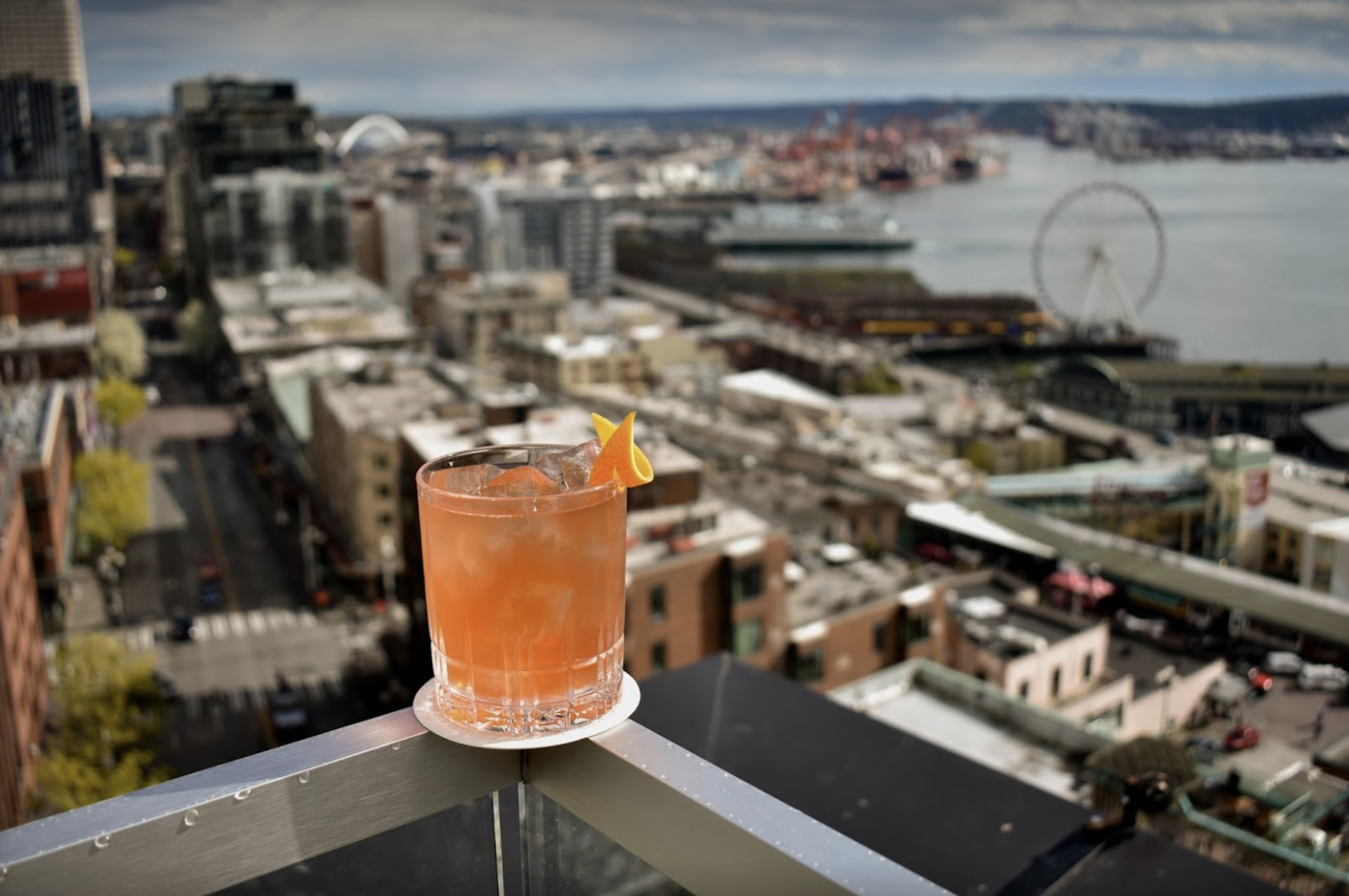 Rooftop Bar Cocktail Seattle