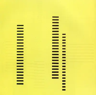 Josef Albers, Skyscrapers on Transparent Yellow, c. 1929