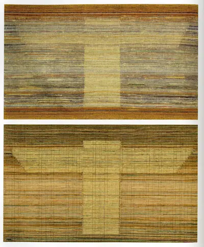 Anni Albers, La Luz I, 1947 and La Luz II, 1958
