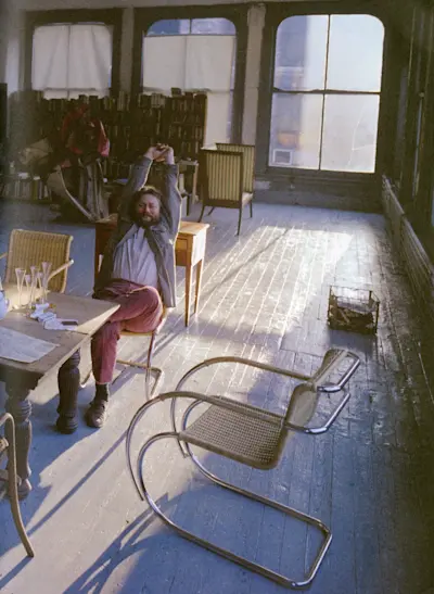 Donald Judd. Photo 1971.