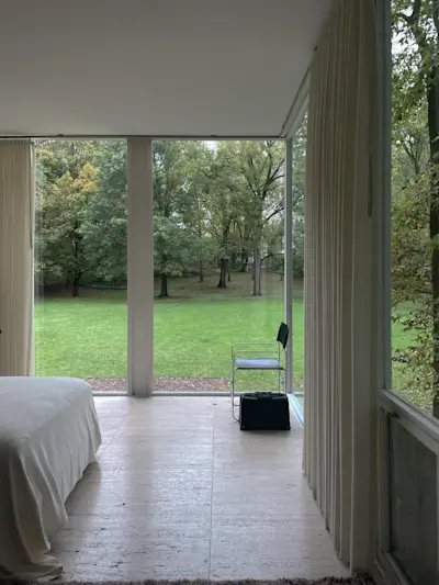 View of the sleeping area.
