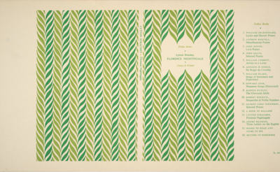 Book cover for ‘Florence Nightingale’, Edin Marx, date unknown