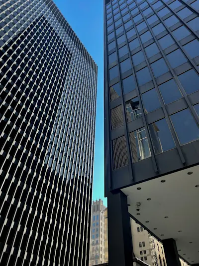 Abstractions of the Federal Center.