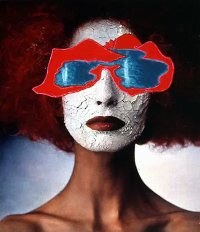 Studies for Asymmetrical Glasses, 1973, Collage