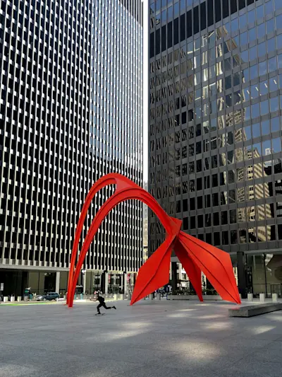 Flamingo by Alexander Calder.
