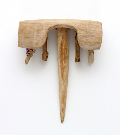 Rag-Wrapped Twigs, 2011. Courtesy the artist and Tilton Gallery, New York. Via Art in America.