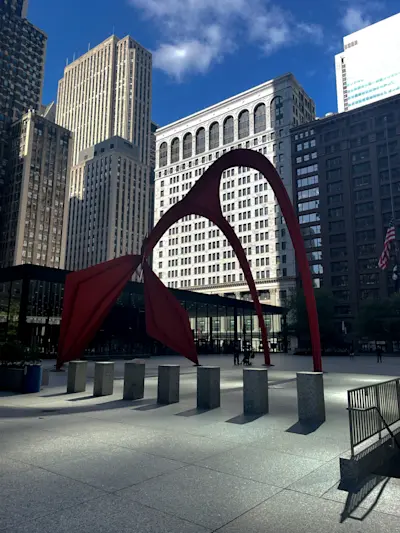 The Federal Center Plaza. A perfect grid of terrazzo running from the plaza into each building and up its walls.