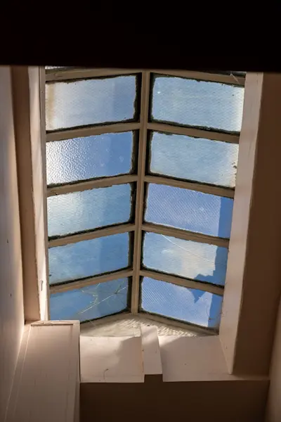 Skylight in the building.