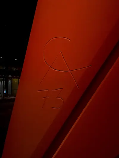 Flamingo by Alexander Calder, 1973.