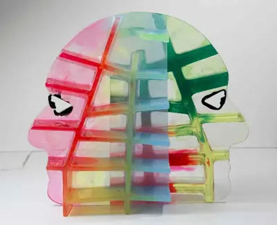 Selfportrait Cabinet, 2021, Polyurethane Resin