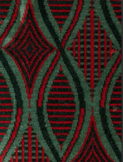 Moquette sample ‘Shield’, Enid Marx, circa 1946