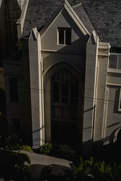 View out the window of Josie's apartment.