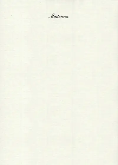 Stationery for Madonna