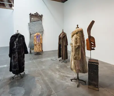 Installation View of 'David Hammons’ Hauser & Wirth Los Angeles, 2019 (Photo by Fredrik Nilsen Studio)