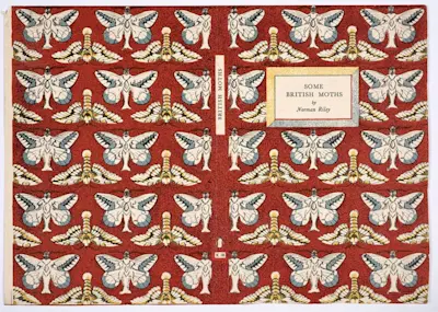Book cover for ‘Some British Moths’, Edin Marx, date unknown
