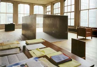 Permanent installation, untitled, 1969. Photo 1984.