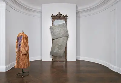 Installation View of ‘David Hammons - Five Decades’. Mnuchin Gallery by Tom Powel Imaging via The New Yorker