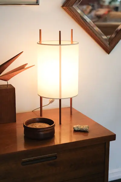Vintage Noguchi/Knoll lantern, Lisa Eisner for Commune Lighter Cozy
