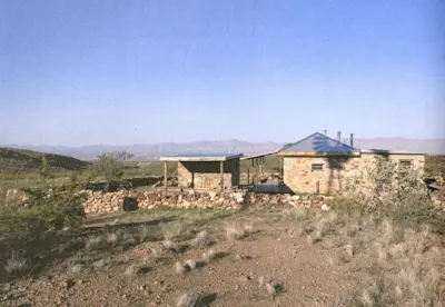 Casa Morales. Exterior from the east. Photo 2013.