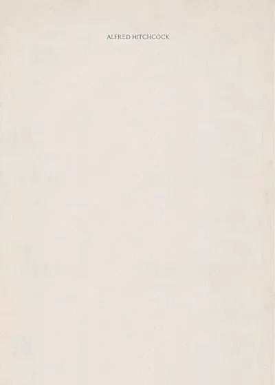 Stationery for Alfred Hitchcock