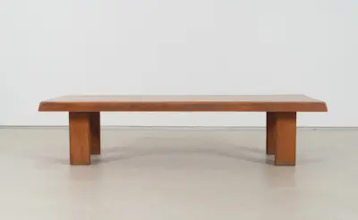 T08 coffee table, elm, c.1965