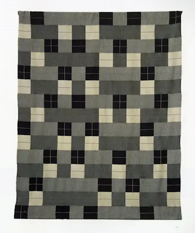 Anni Albers, Wallhanging 'Black White Gray', 1927