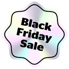 Black Friday logo with no padding