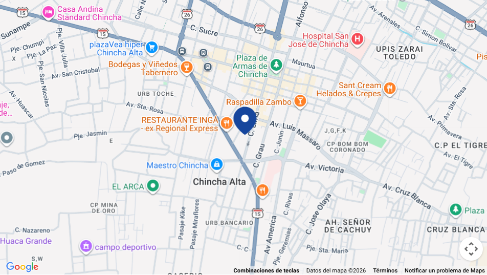 mapa chincha