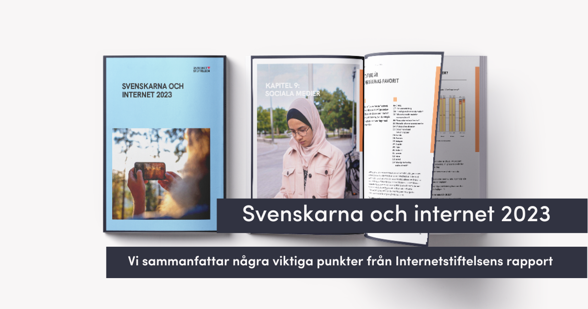 Svenskarna och internet 2023