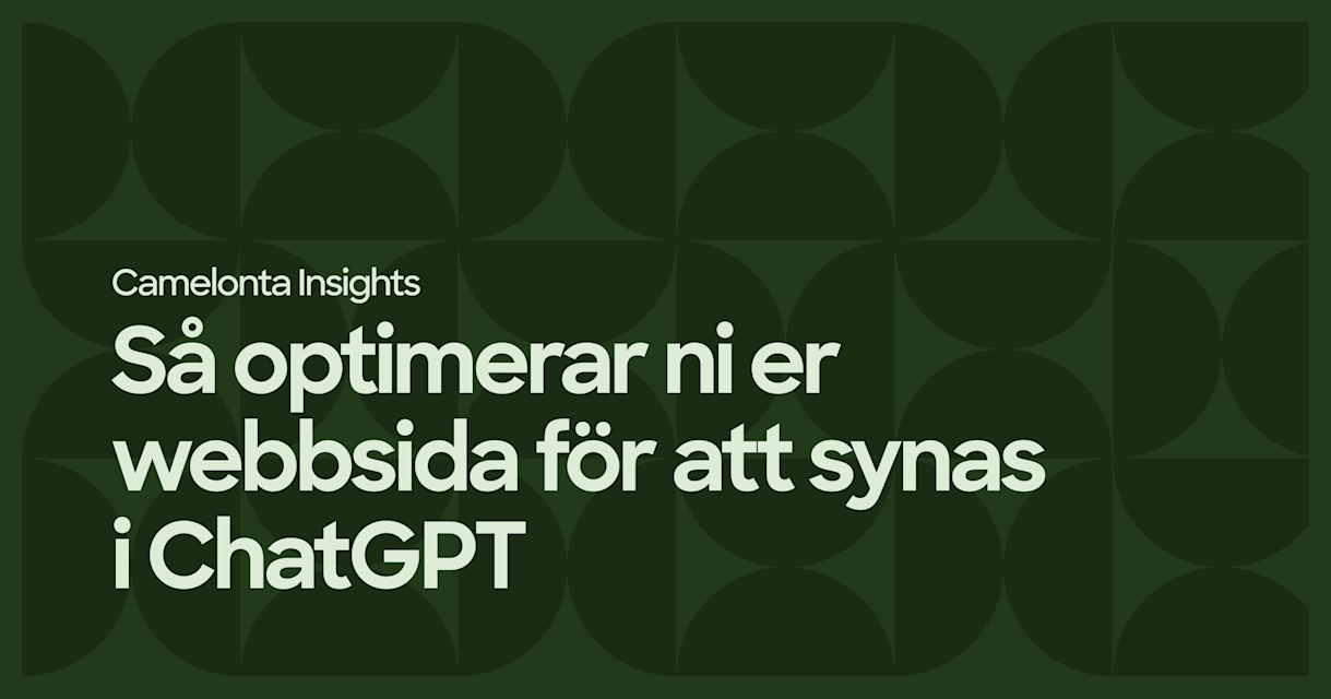 Så optimerar du din webbsida för att synas i ChatGPT och andra AI-assistenter