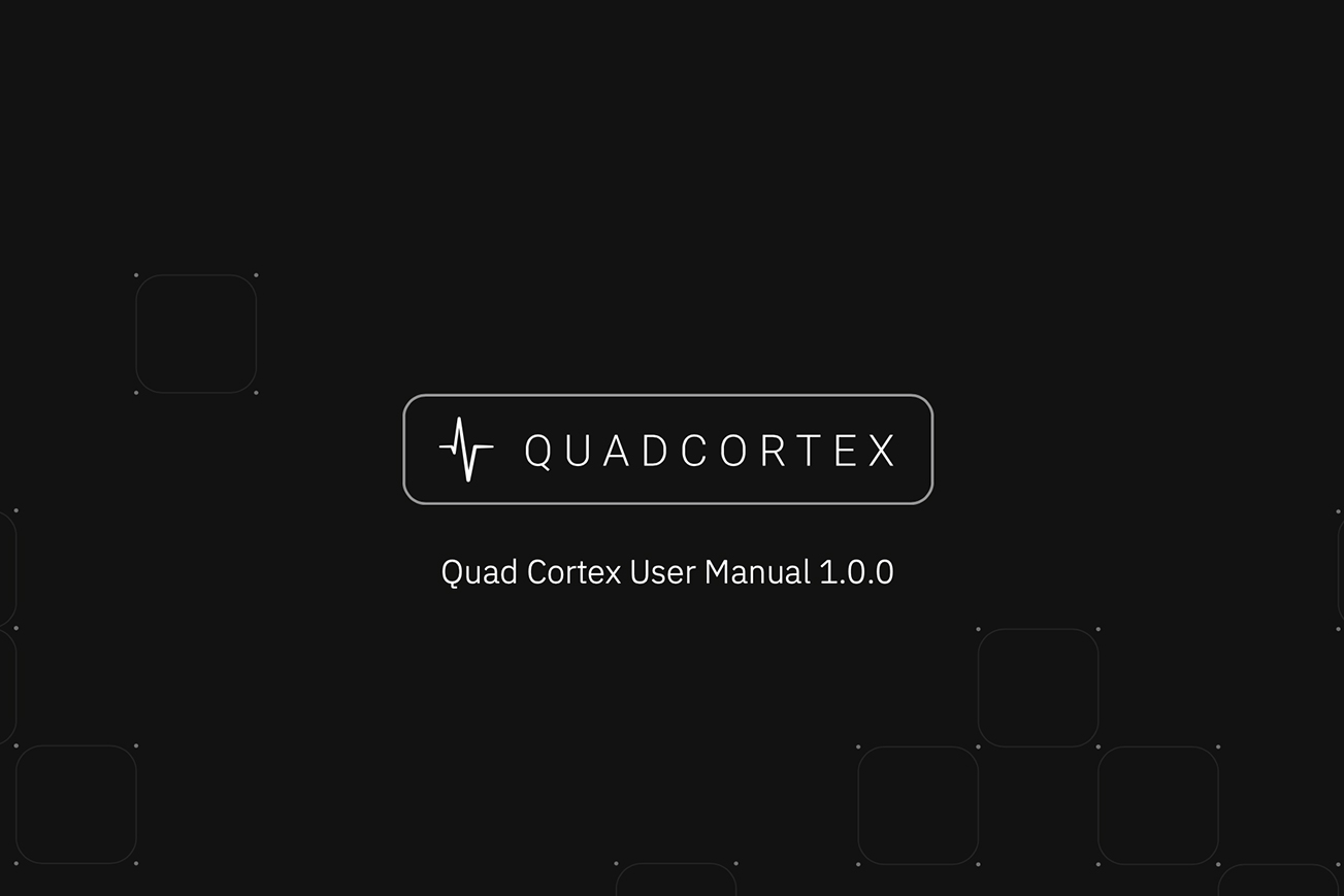 Quad Cortex User Manual 1.0.0