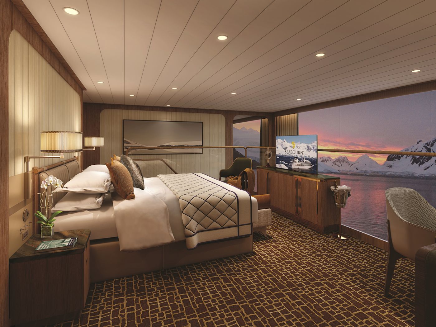 Seabourn expedition ships - Wintergarden Suite (Bedroom)