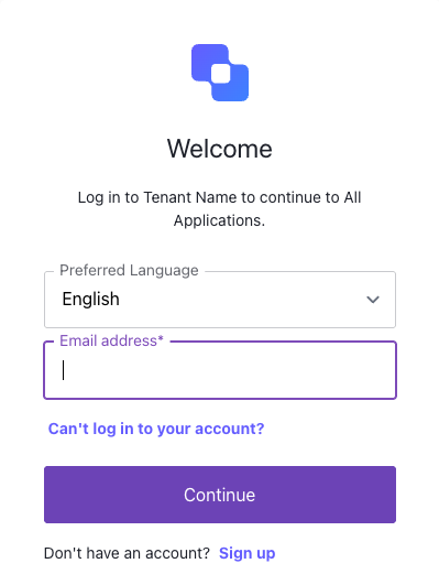 Language Selection on Universal Login