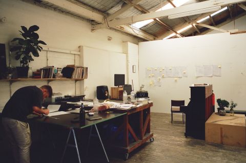 Austin Buckett in his studio.