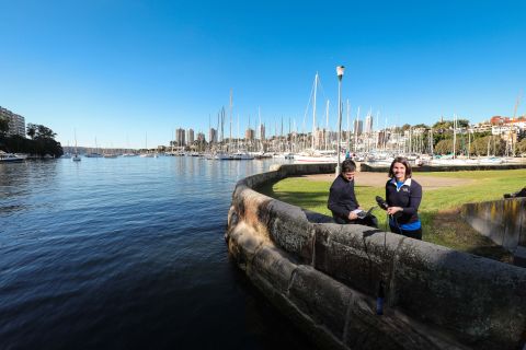 Professor Paul Gribben and Dr Ana Bugnot from the Sydney Institute of Marine Science