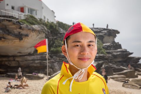 Chinese-Australian lifesaver William Chan.